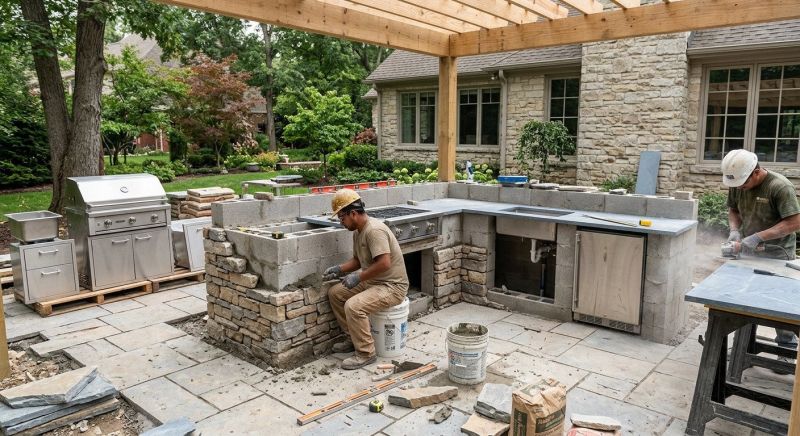 Outdoor Kitchen Construction in Bonita Springs, FL