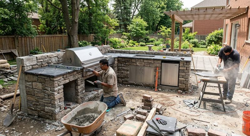 Outdoor Kitchen Construction in Las Vegas, NV