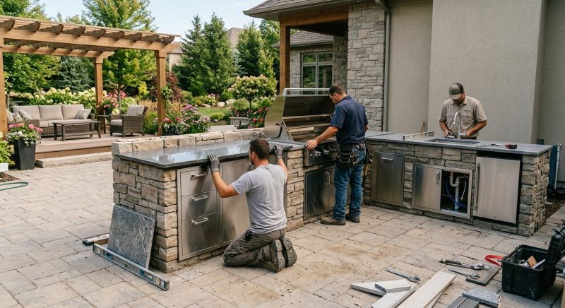 Outdoor Kitchen Renovation in Monterey, CA