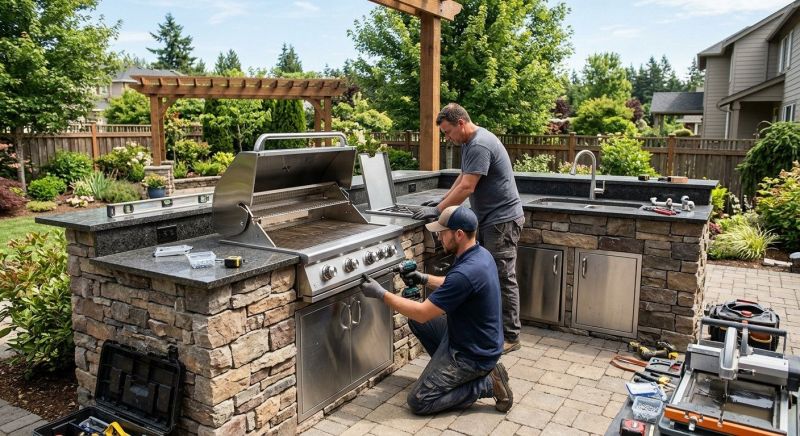 Outdoor Kitchen Construction in Monterey, CA